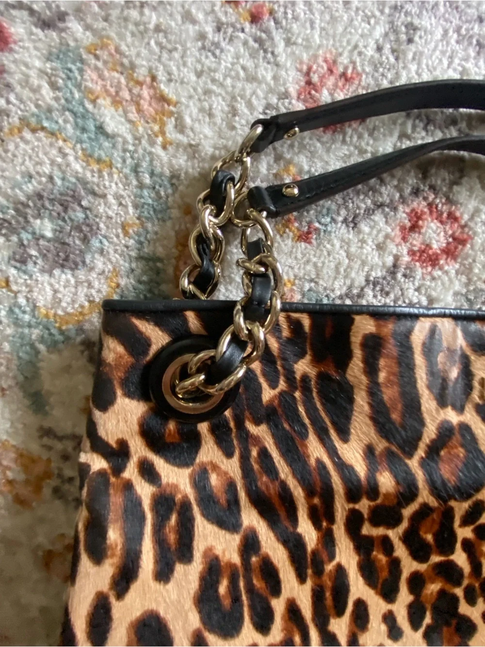 Kate Spade New York Streetcar Darya Leopard Print Calfhair tote bag